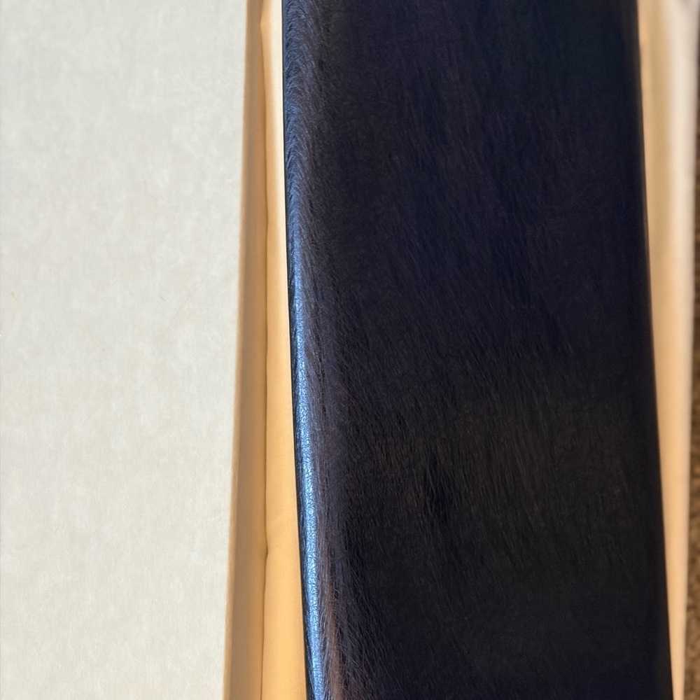 Jimmy Choo Navy Leather clutch -NWT - Picture 12 of 16